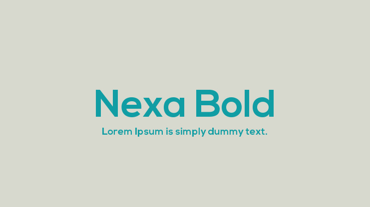 Nexa Font Family