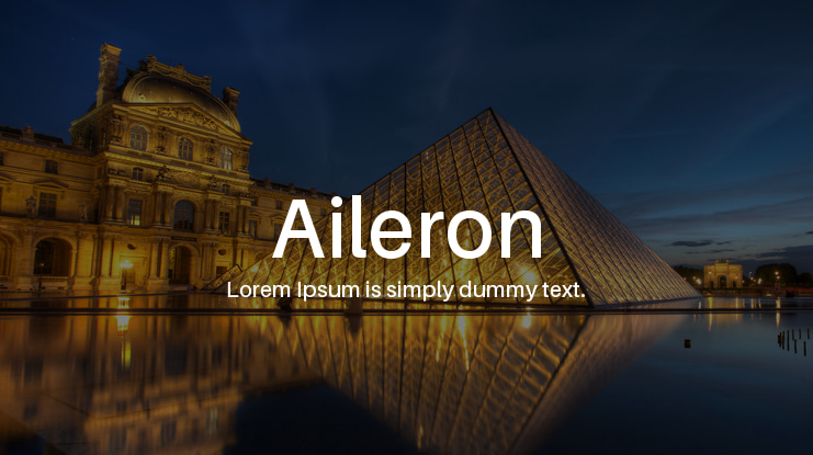 Aileron Font Family