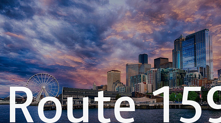 Route 159 Font Family