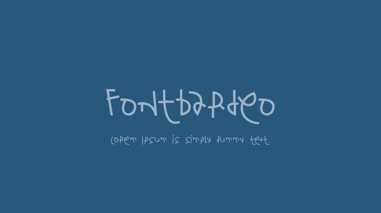 Fontbardeo Font