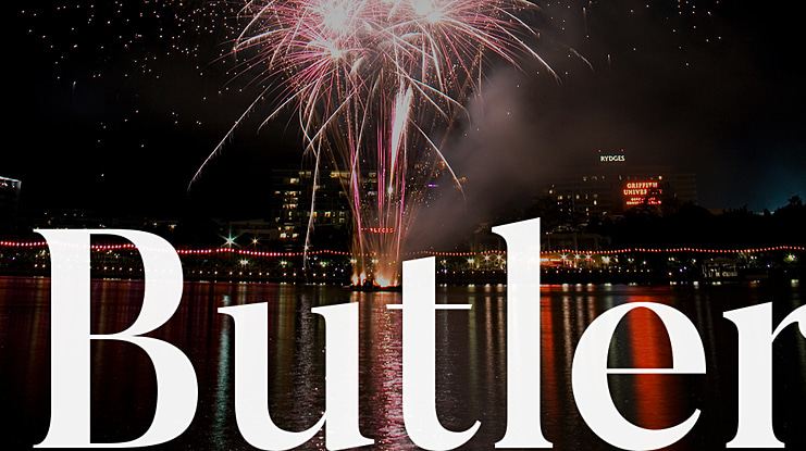 Butler Font Family