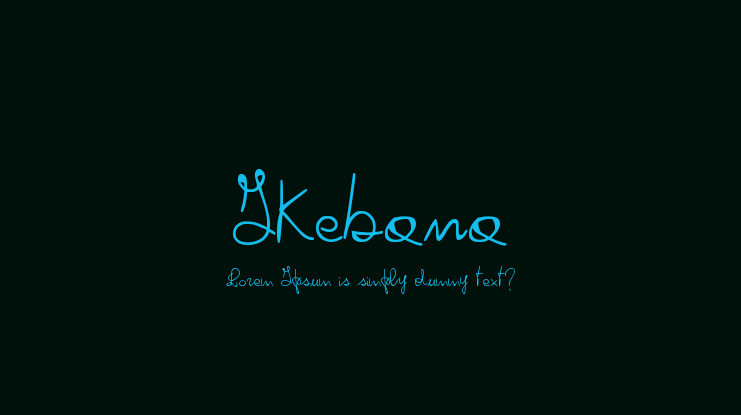 Ikebana Font