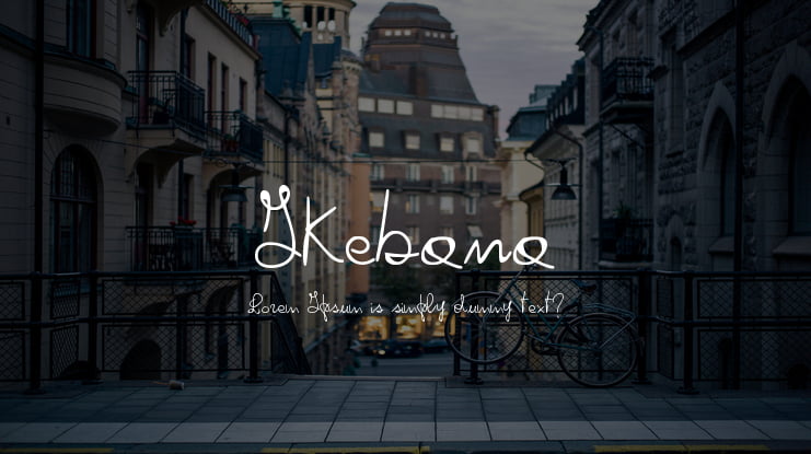 Ikebana Font