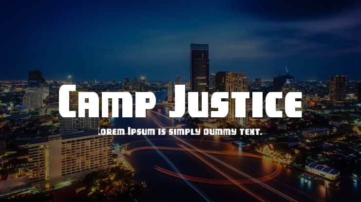 Camp Justice Font Family