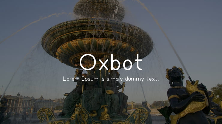 Oxbot Font