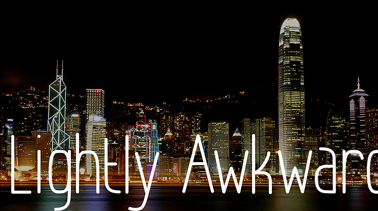 Lightly Awkward Font