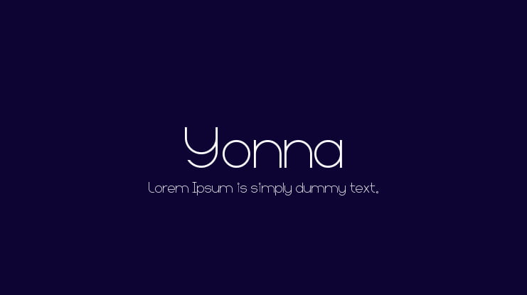 Yonna Font