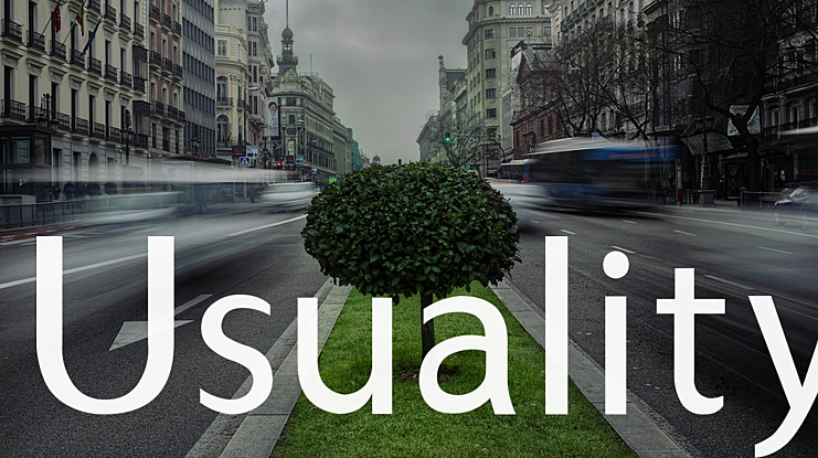 Usuality Font
