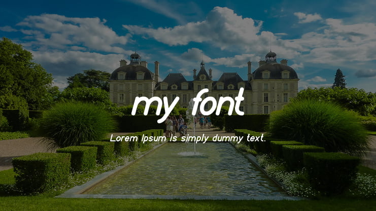 my font