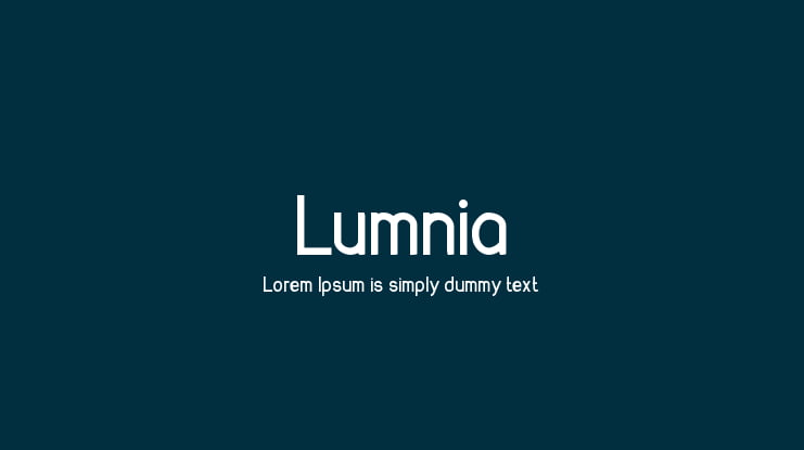 Lumnia Font Family
