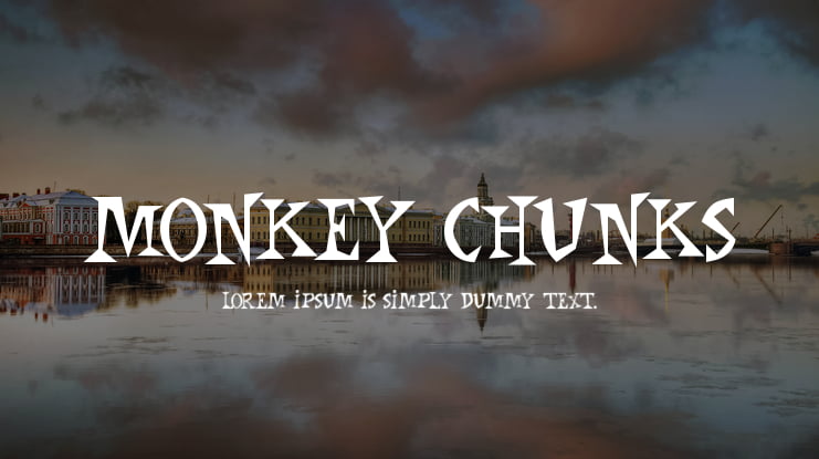 Monkey Chunks Font