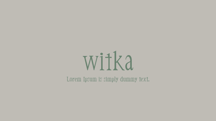 witka Font
