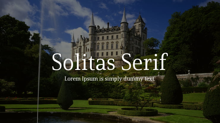 Solitas Serif Font