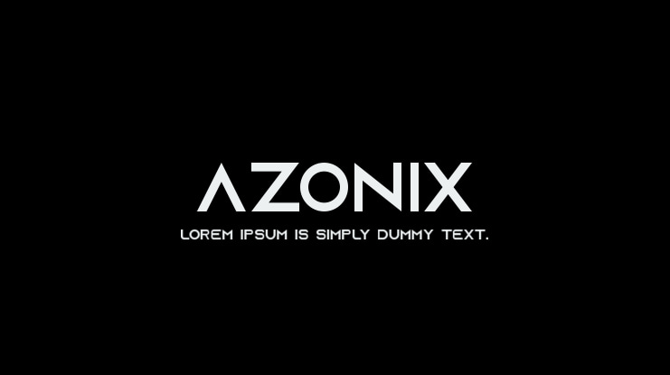 Azonix Font