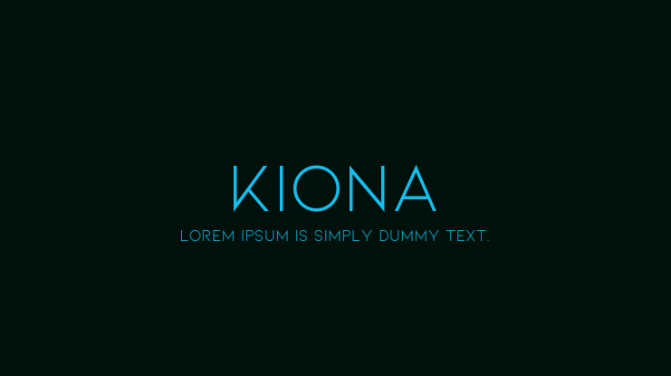 Kiona Font Family