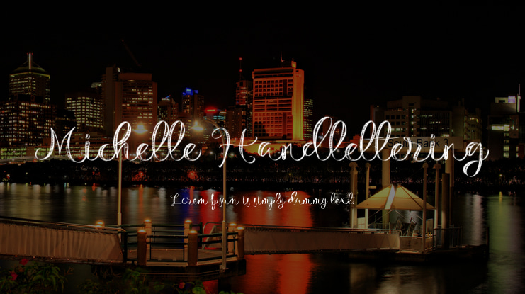 Michelle Handlettering Font Family