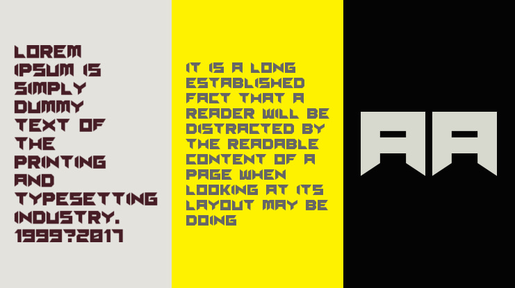 Suggested Font Family