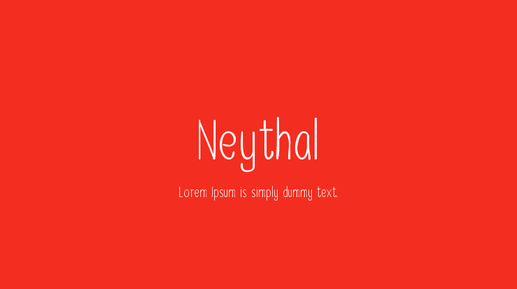 Neythal Font