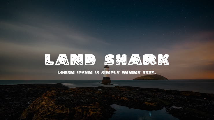 Land Shark Font Family