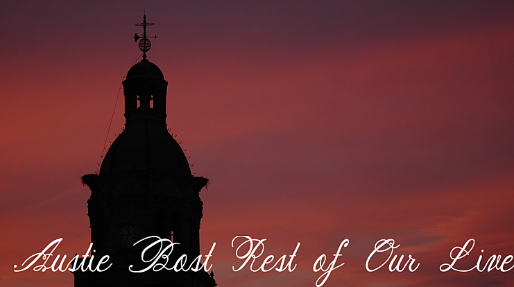 Austie Bost Rest of Our Lives Font