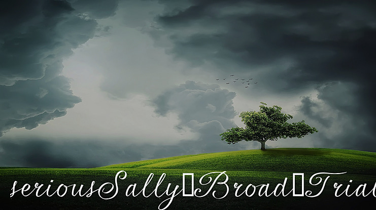 seriousSally_Trial Font Family