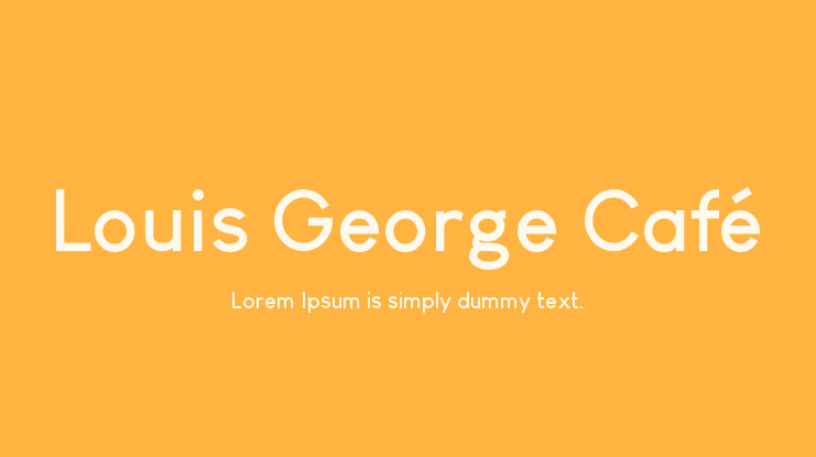 Louis George Café Font Family