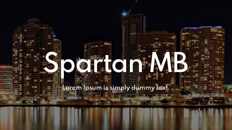 Spartan MB Font Family