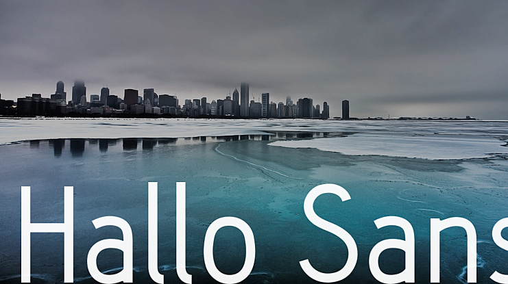 Hallo sans Font Family
