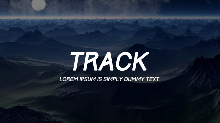 Track Font Family