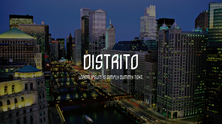 Distrito Font
