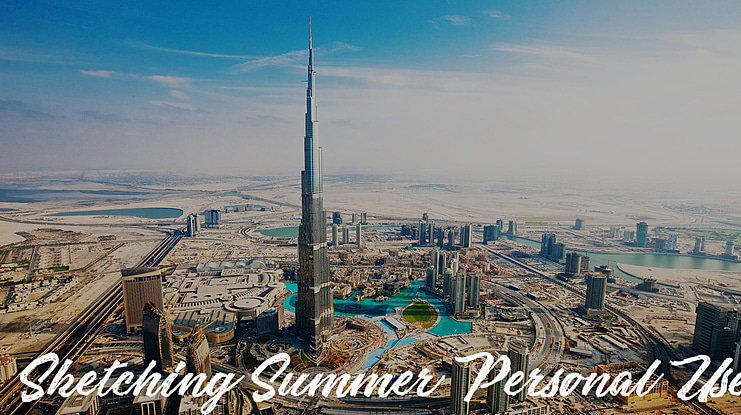 Sketching Summer Personal Use Font