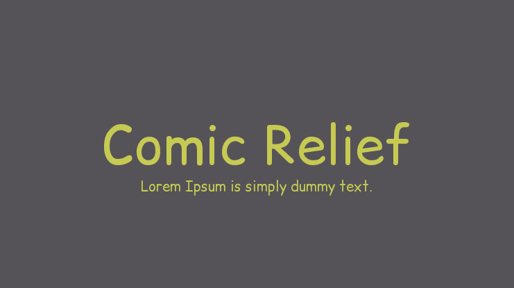 Comic Relief Font