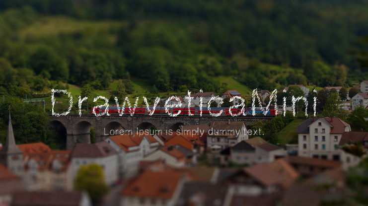 DrawveticaMini Font