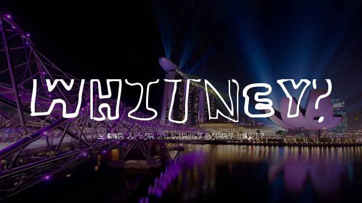 Whitney2 Font