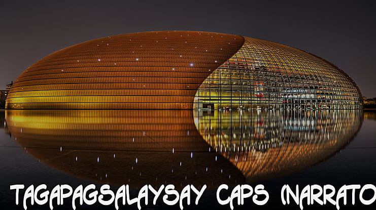 Tagapagsalaysay Caps (Narrator) Font Family