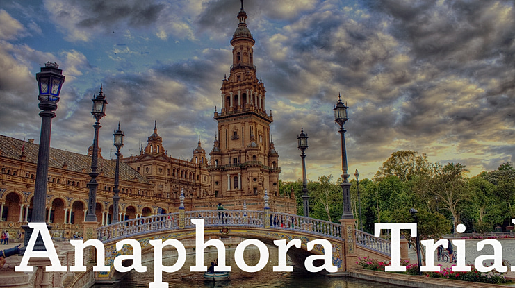 Anaphora Trial Font Family