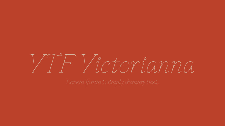 VTF Victorianna Font Family