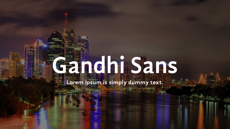 Gandhi Sans Font Family
