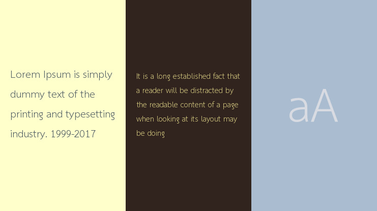 TH Sarabun New Font Family