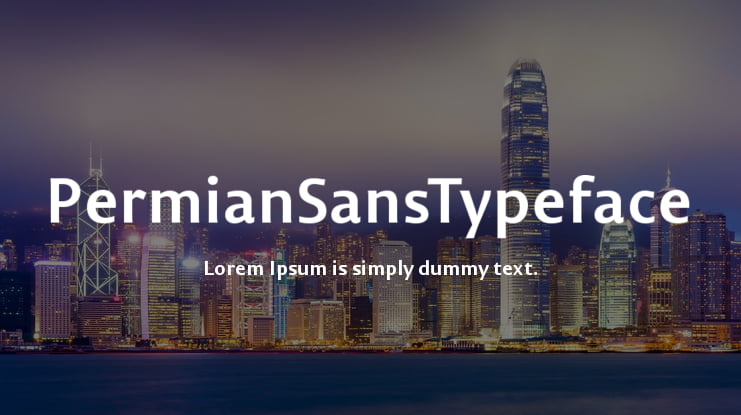 PermianSansTypeface Font Family