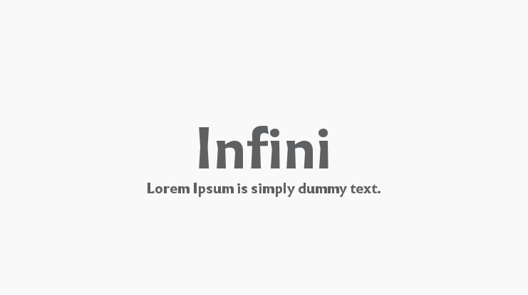 Infini Font Family