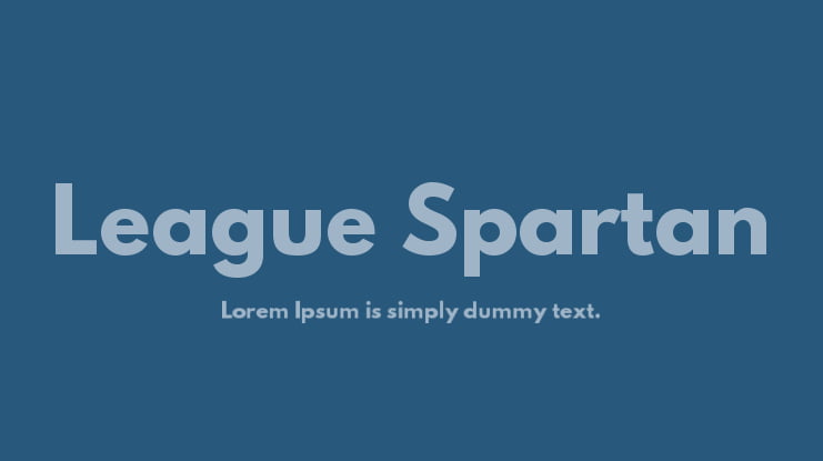League Spartan Font Family