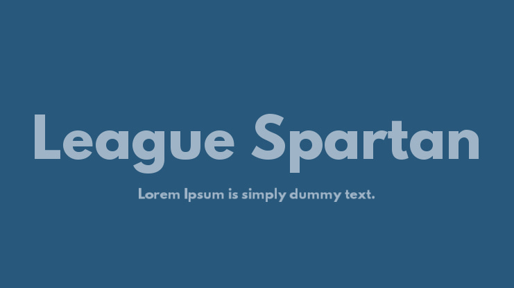 League Spartan Font Family