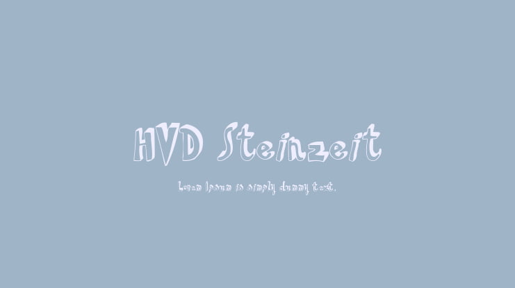 HVD Steinzeit Font Family