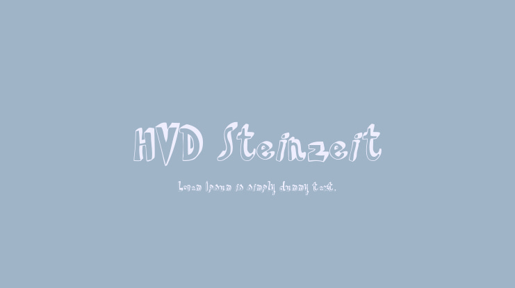 HVD Steinzeit Font Family