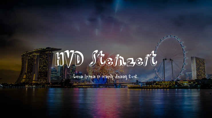 HVD Steinzeit Font Family