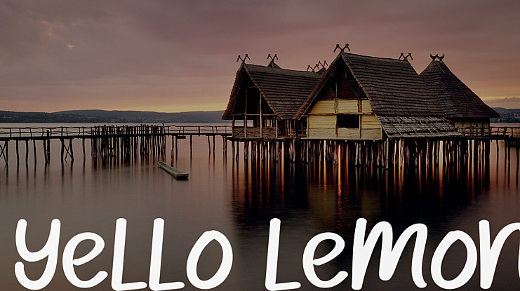 Yello Lemon Font
