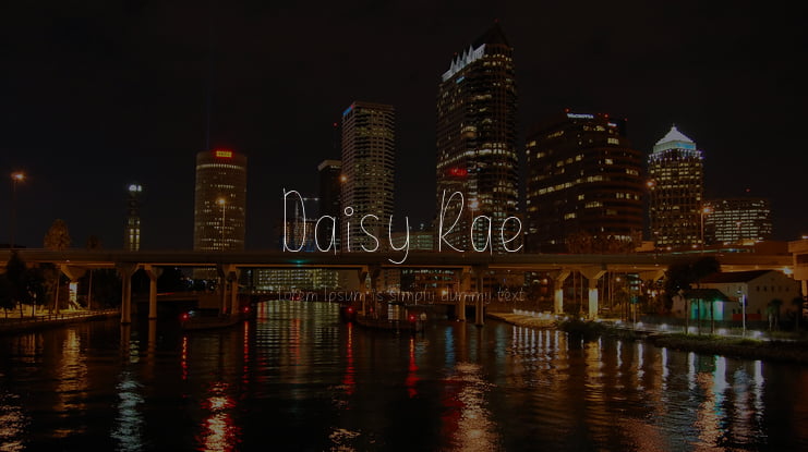 Daisy Rae Font