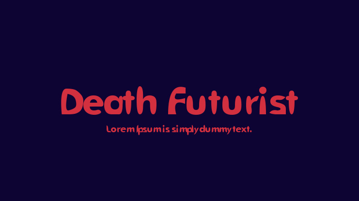 Death Futurist Font