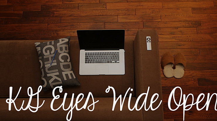 KG Eyes Wide Open Font